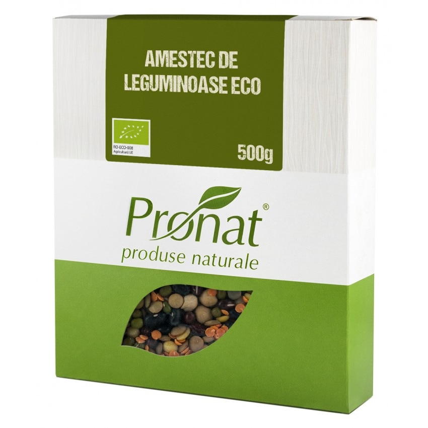 Amestec de leguminoase, bio, Pronat, 500 g