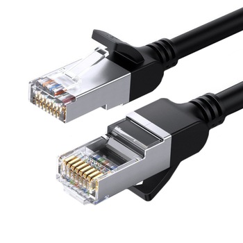Cablu UGREEN Cat 6 UTP Ethernet RJ45, Cupru pur, 10m, Negru Cablu UGREEN Cat 6 UTP Ethernet RJ45, Cupru pur, 10m, Negru