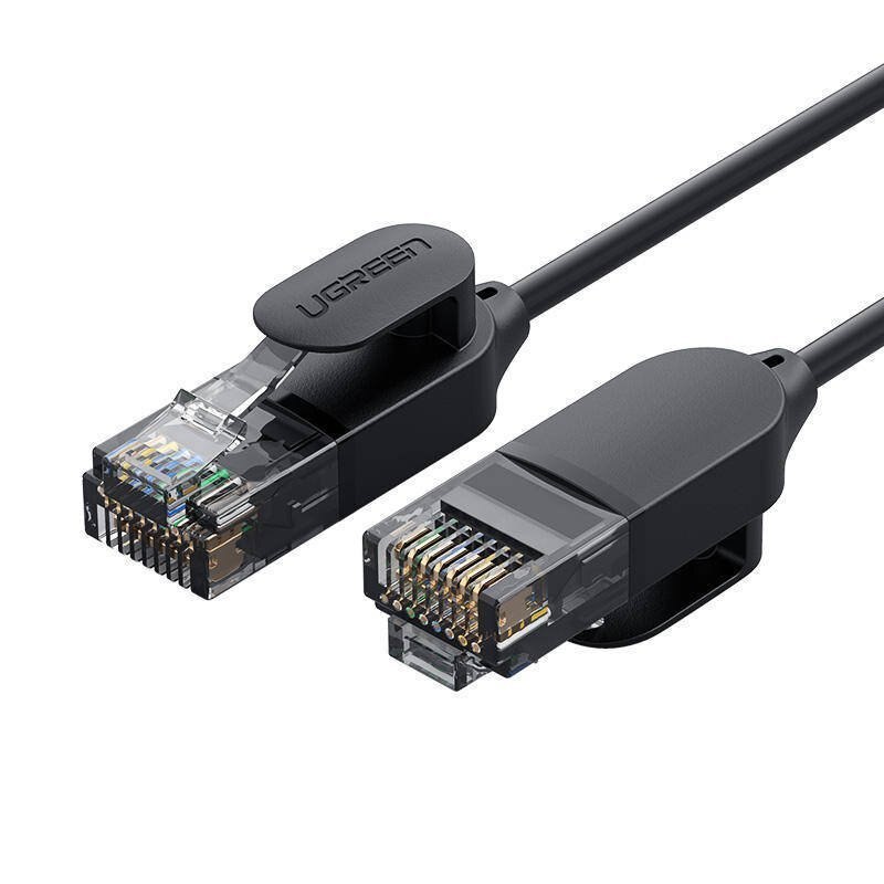 Cablu Ethernet UGREEN NW122, RJ45, Cat.6A, UTP, 3m, Negru