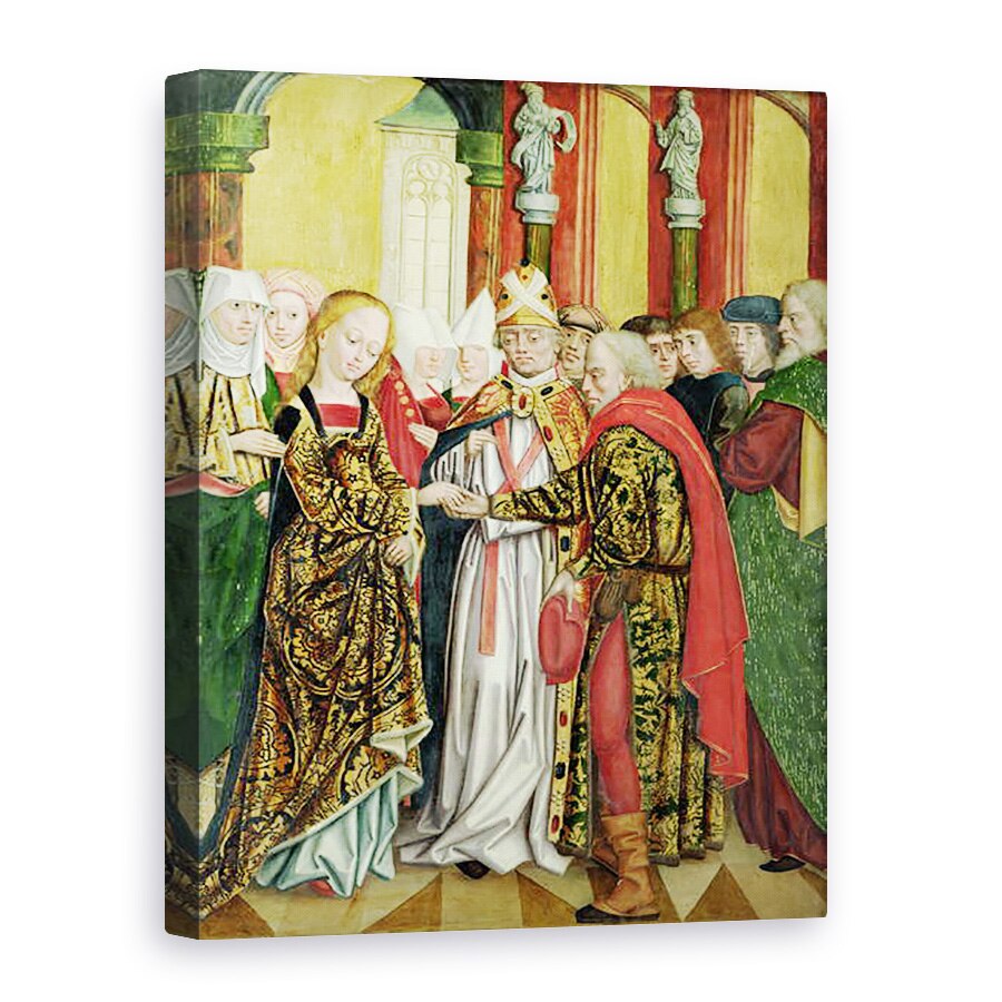 Tablou canvas - Absolon Stumme - Casatoria Fecioarei, de la Altarul Domului, 75 x 100 cm