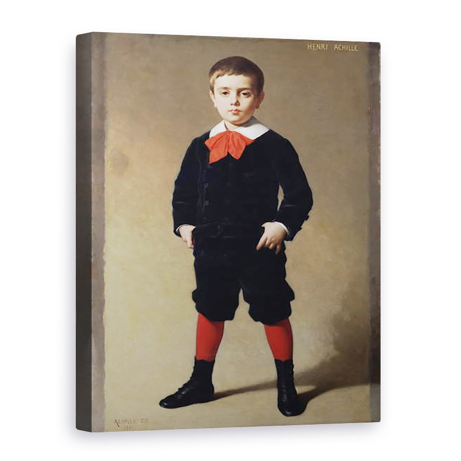 Tablou canvas - Achille Zo - Portretul lui Henri Achille, fiul artistului, 75 x 100 cm
