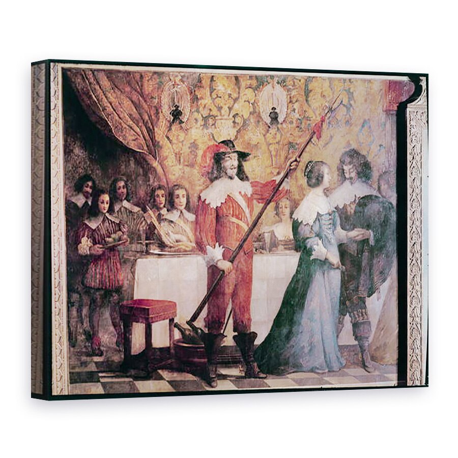 Tablou canvas - Abraham Bosse - Mingea Court fresca, 75 x 100 cm