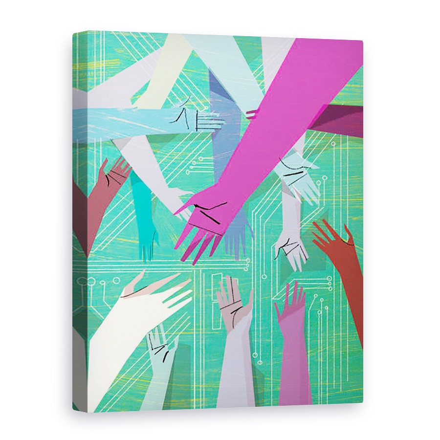 Tablou canvas - A. Richard Allen - Retele, 2010, 75 x 100 cm