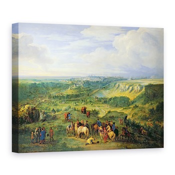 Tablou canvas - Adam Frans van der Meulen - Vedere a orasului Luxemburg din apropierea Bailor Mansfeld, 75 x 100 cm Tablou canvas - Adam Frans van der Meulen - Vedere a orasului Luxemburg din apropierea Bailor Mansfeld, 75 x 100 cm