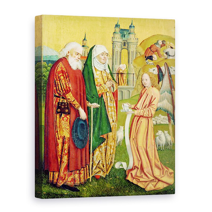 Tablou canvas - Absolon Stumme - Buna Vestire catre Ioachim si Anne, de la Altarul Domului, 75 x 100 cm