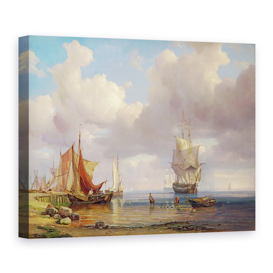 Tablou canvas - Adolf Vollmer - Marea Calma, 75 x 100 cm