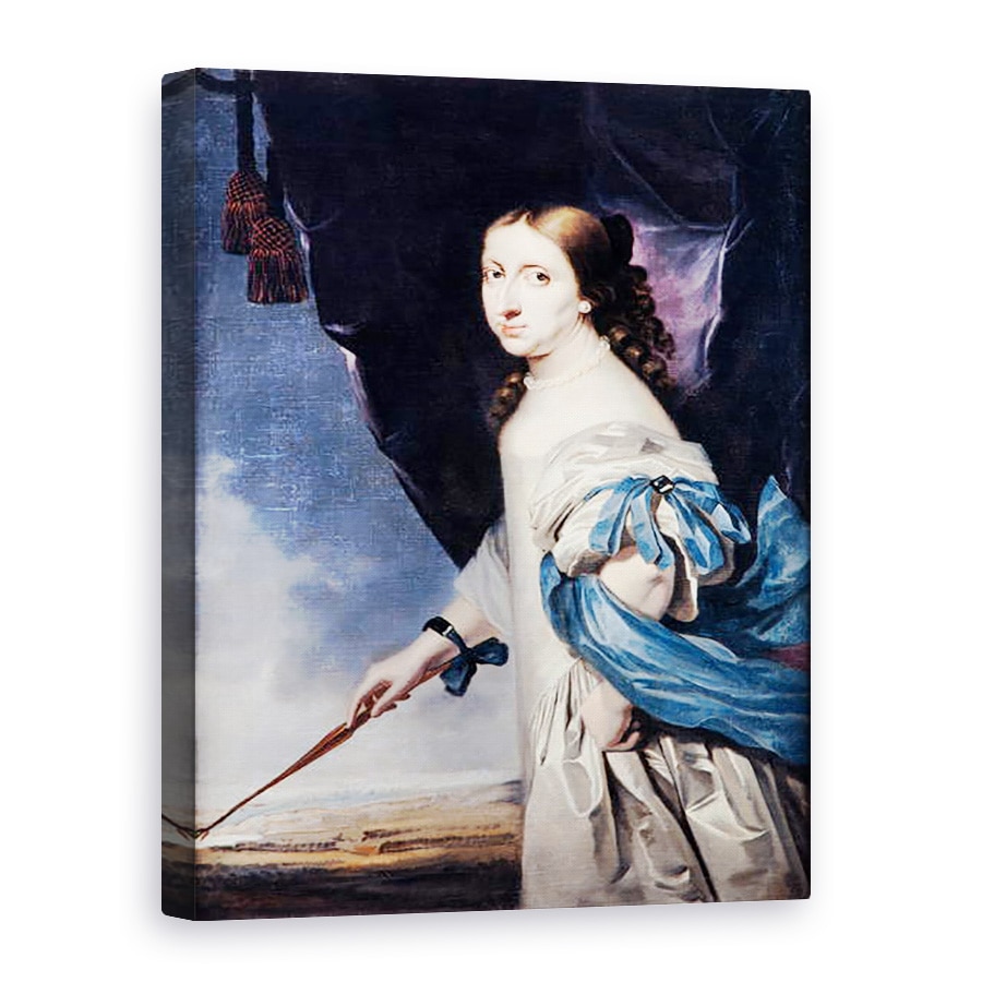 Tablou canvas - Abraham Wuchters - Portret De Regina Christina A Suediei, 75 x 100 cm