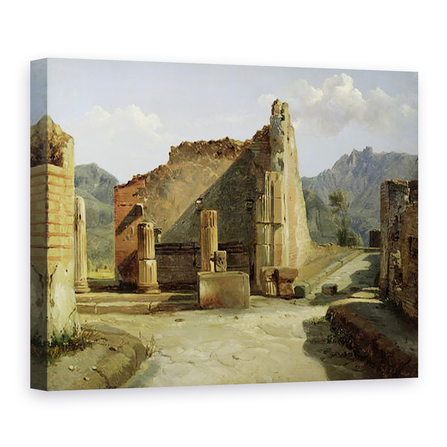 Tablou canvas - Achille Etna Michallon - Forumul Pompei, 75 x 100 cm