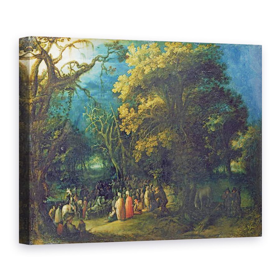 Tablou canvas - Adam Elsheimer - Predica lui Ioan Botezatorul, 75 x 100 cm