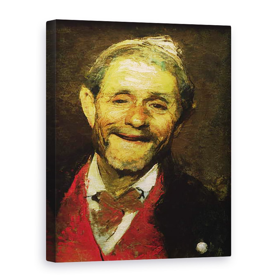 Tablou canvas - A Beridze - Batranul razand, 75 x 100 cm