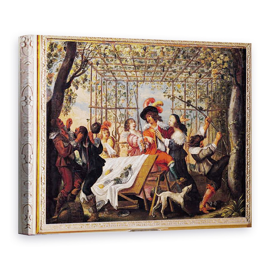 Tablou canvas - Abraham Bosse - toamna, 75 x 100 cm