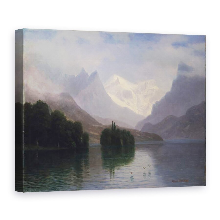 Tablou canvas - Albert Bierstadt - Scene de, 75 x 100 cm