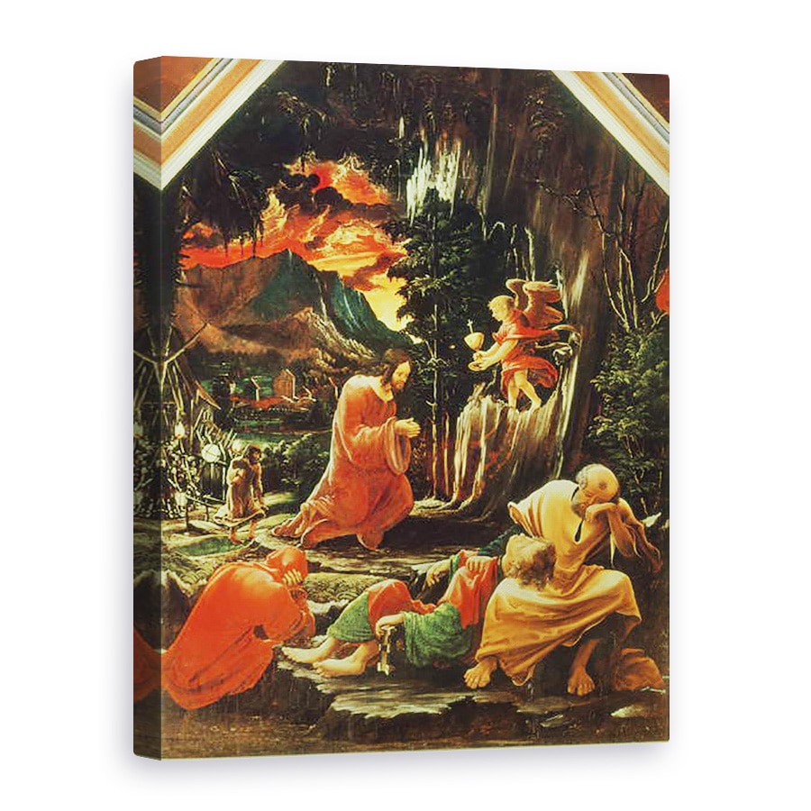Tablou canvas - Albrecht Altdorfer - Agonia din gradina, din Altarul Sfantului Florian, 75 x 100 cm