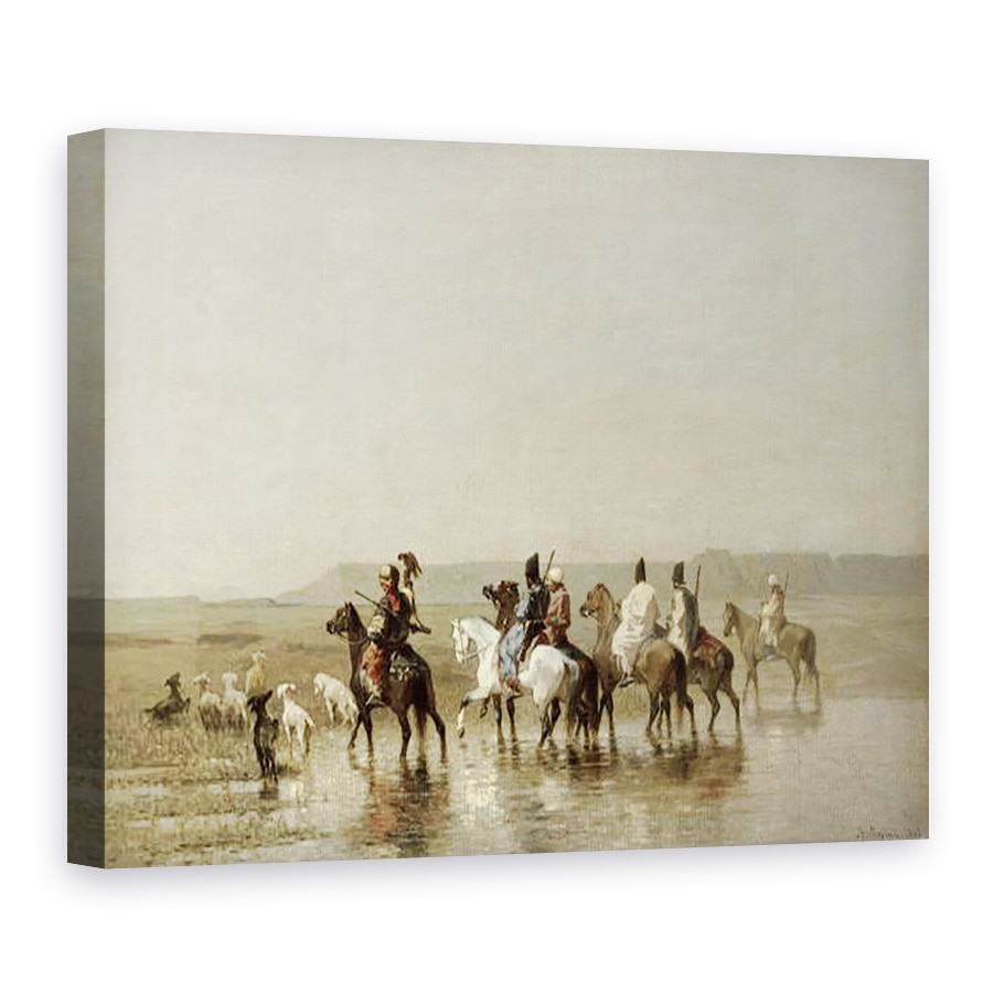 Tablou canvas - Alberto Pasini - Vanatoarea de soimi, 75 x 100 cm