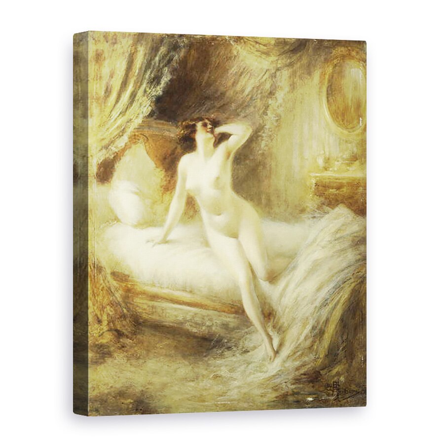 Tablou canvas - Albert Guillaume - La Reveille, 75 x 100 cm