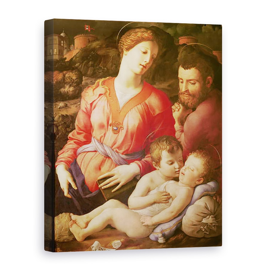 Tablou canvas - Agnolo di Cosimo Bronzino - Sfanta familie Panciatichi, 75 x 100 cm