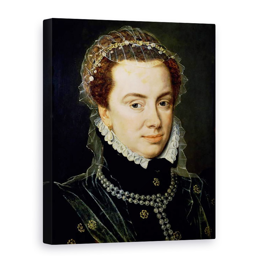 Tablou canvas - Adriaen Thomasz Key - Margareta de Parma 1522-86, regent al tarilor de Jos, fiica nelegitima a imparatului Carol al V-lea 1500-58, 75 x 100 cm