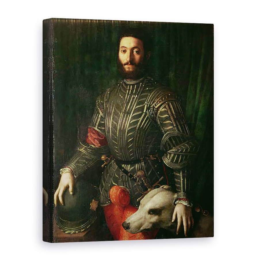 Tablou canvas - Agnolo di Cosimo Bronzino - Portret De Guidubaldo della Rovere, Duce De Urbino, 75 x 100 cm