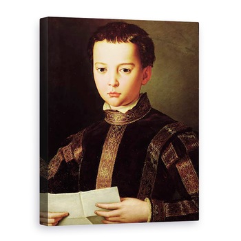 Tablou canvas - Agnolo di Cosimo Bronzino - Portret De Francesco I de Medici 1541-87 ca un baietel, 75 x 100 cm Tablou canvas - Agnolo di Cosimo Bronzino - Portret De Francesco I de Medici 1541-87 ca un baietel, 75 x 100 cm