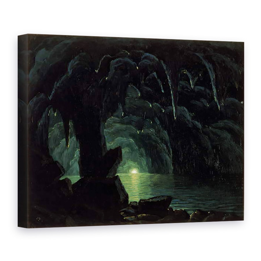 Tablou canvas - Albert Bierstadt - The Blue Grotto, 75 x 100 cm