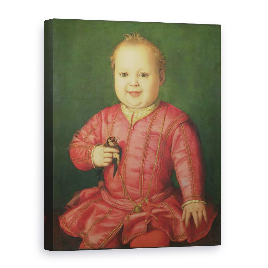 Tablou canvas - Agnolo di Cosimo Bronzino - Portretul lui Giovanni de Medici ca un copil, 75 x 100 cm