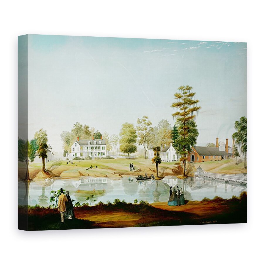 Tablou canvas - Adrien Persac - Plantatia Olivier, 75 x 100 cm