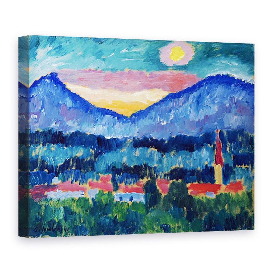 Tablou canvas - Alexej von Jawlensky - Sat de munte, 75 x 100 cm