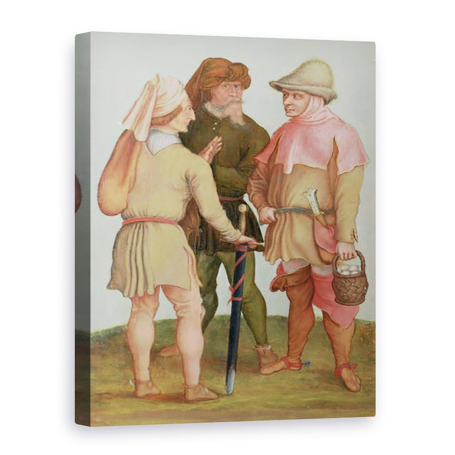 Tablou canvas - Albrecht Durer - Trei tarani, 75 x 100 cm