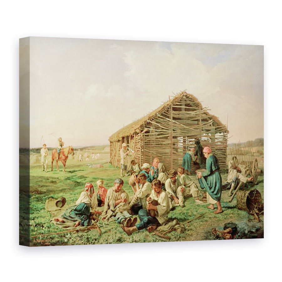 Tablou canvas - Aleksandr Ivanovich Morozov - Restul in timpul Hying, 75 x 100 cm