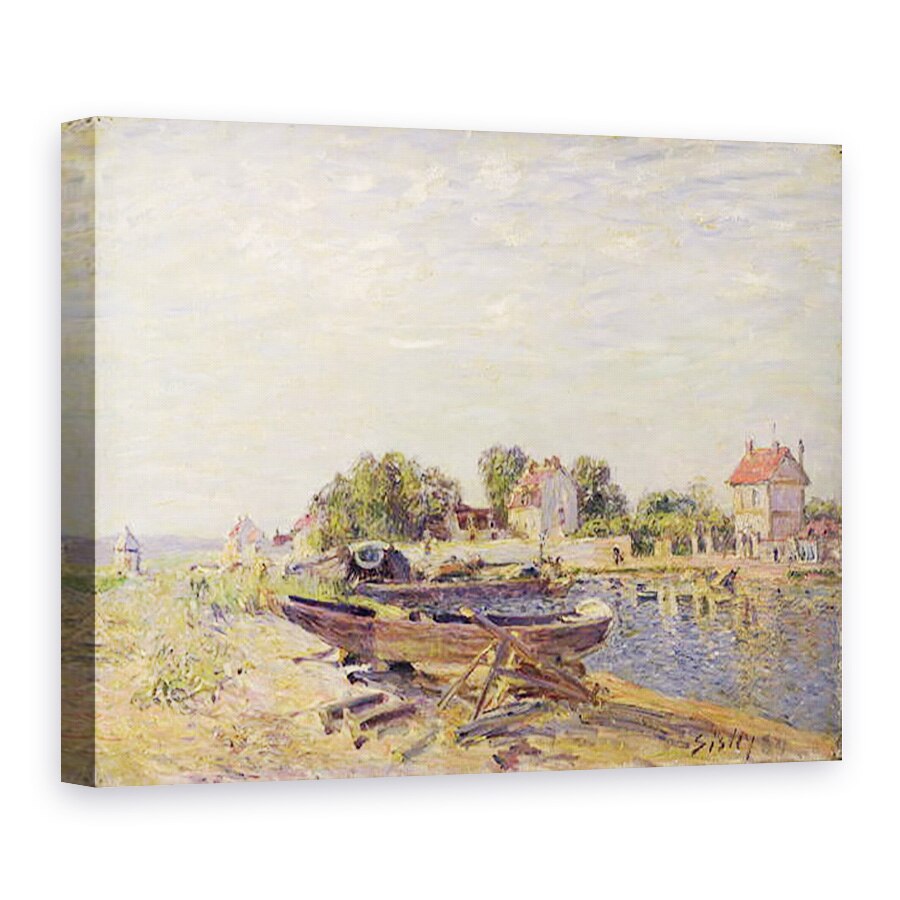 Tablou canvas - Alfred Sisley - Loing la Saint-Mammes, 75 x 100 cm