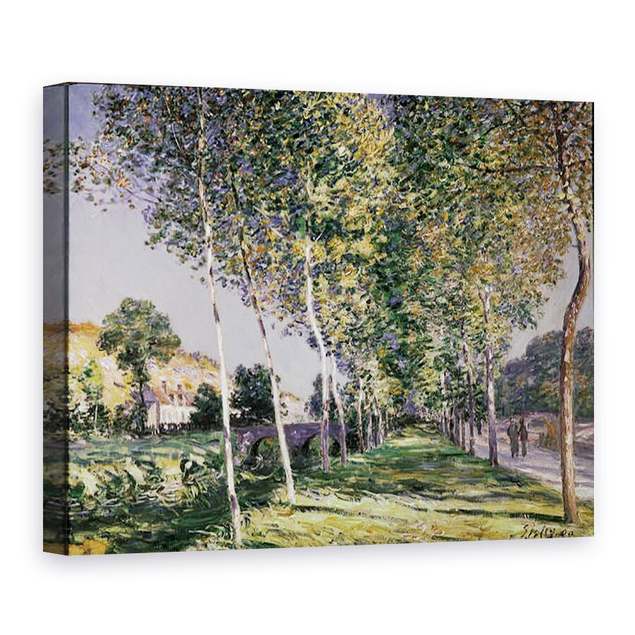 Tablou canvas - Alfred Sisley - Plimbare, 75 x 100 cm