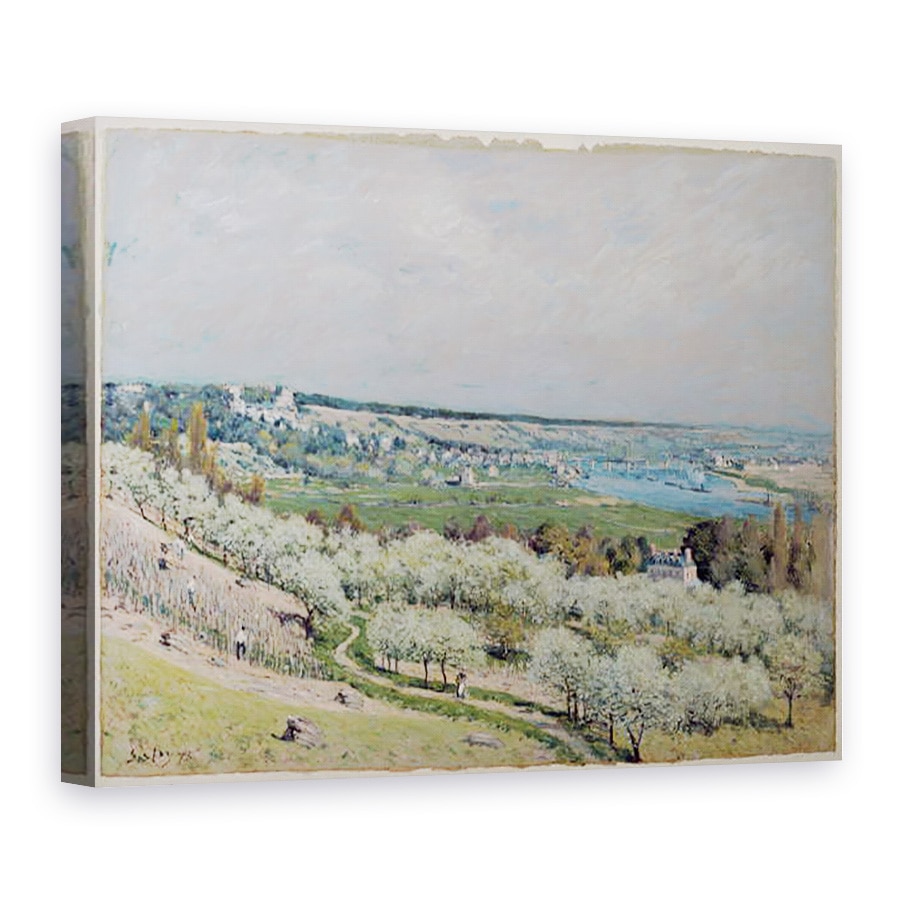 Tablou canvas - Alfred Sisley - Terasa de la Saint-Germain, primavara, 75 x 100 cm