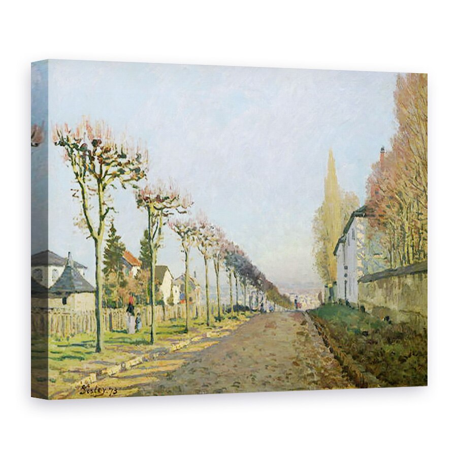 Tablou canvas - Alfred Sisley - Rue de la Machine, Louveciennes, 75 x 100 cm