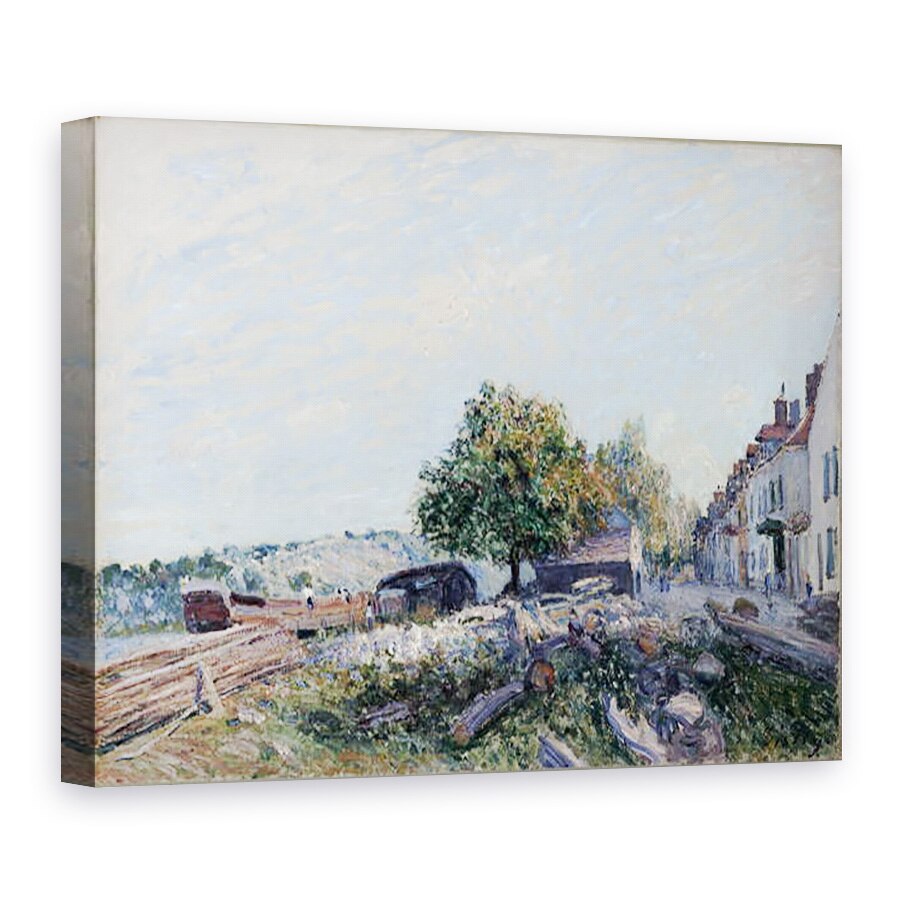 Tablou canvas - Alfred Sisley - Saint Mammès-Morning, 75 x 100 cm