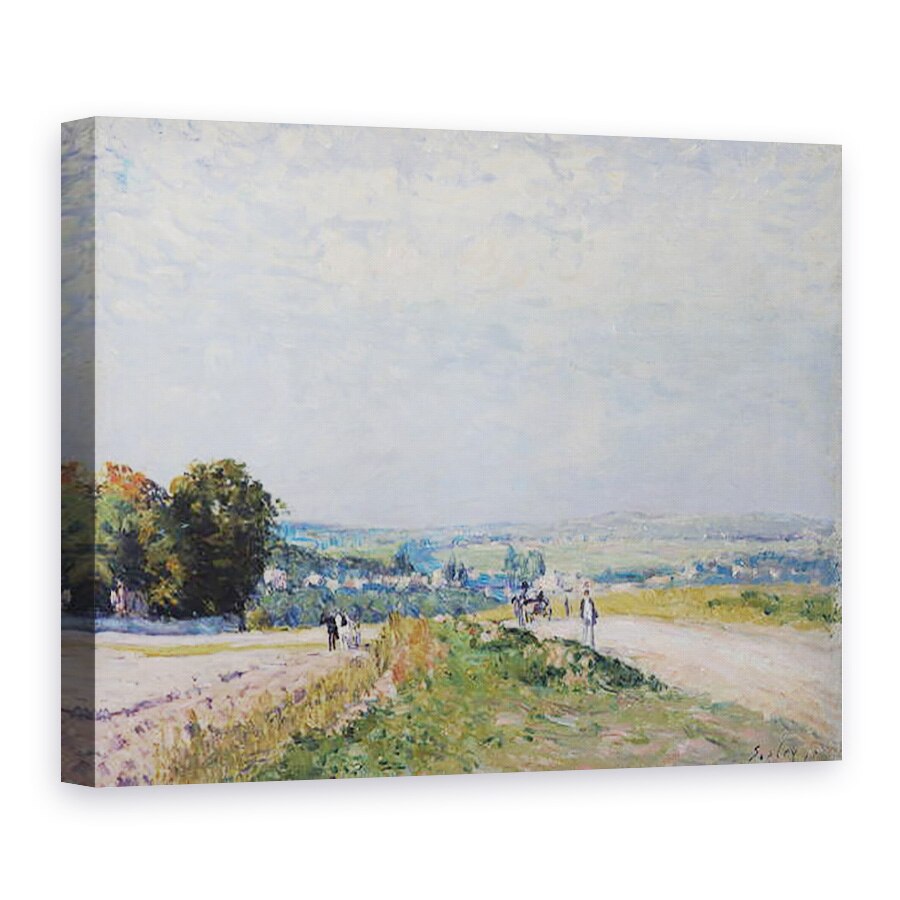 Tablou canvas - Alfred Sisley - Drumul spre Montbuisson la Louveciennes, 75 x 100 cm