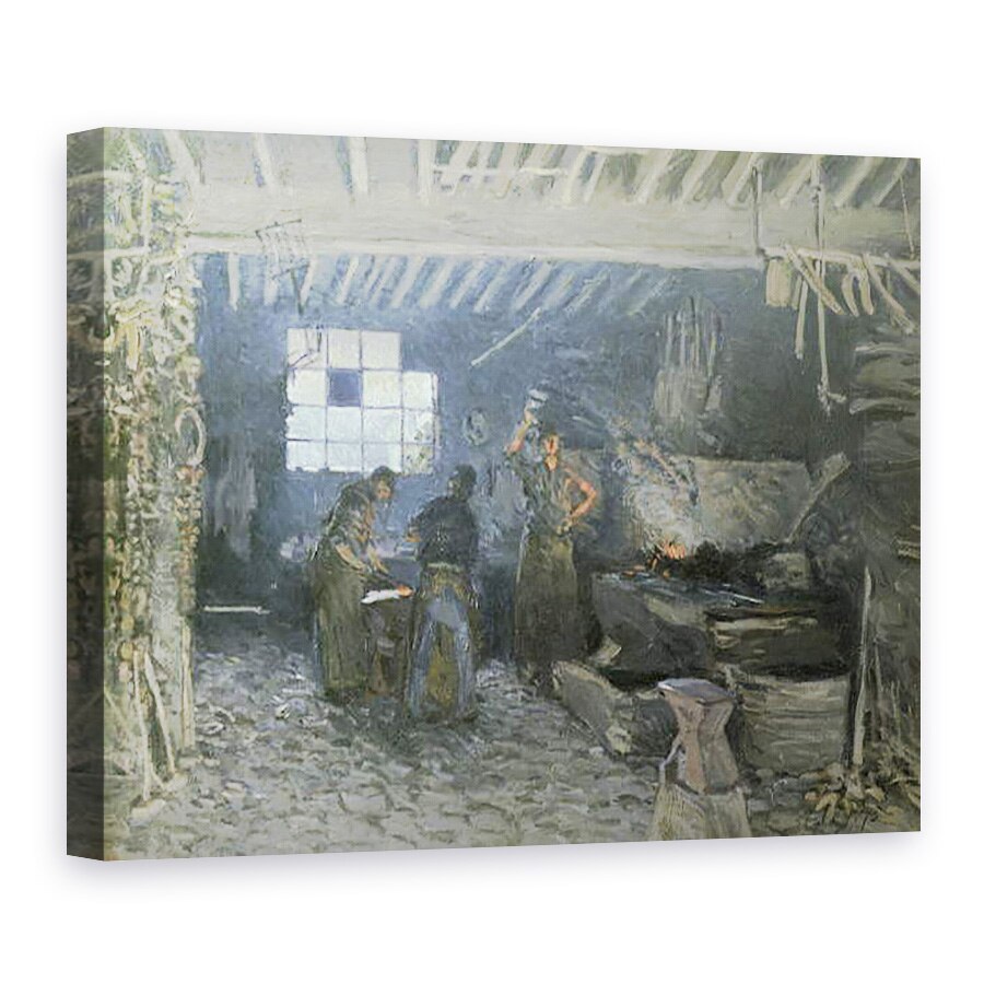 Tablou canvas - Alfred Sisley - Forja de la Marly-le-Roi, Yvelines, 75 x 100 cm