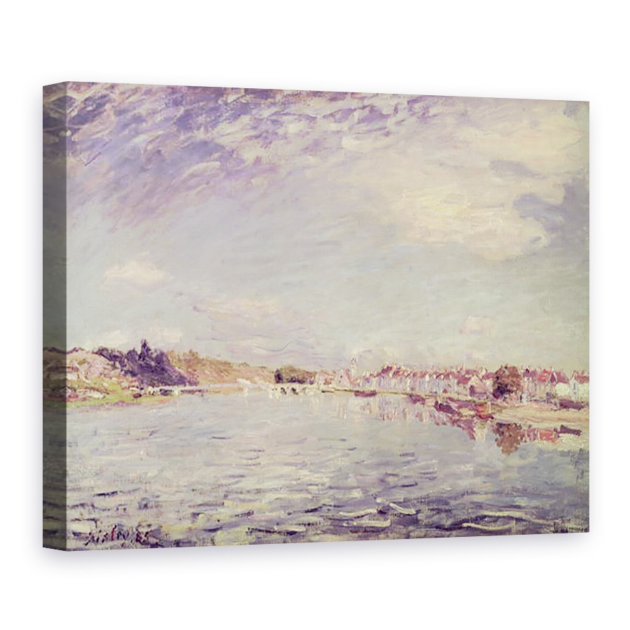 Tablou canvas - Alfred Sisley - Saint-Mammes, 75 x 100 cm