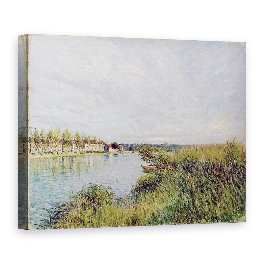 Tablou canvas - Alfred Sisley - Vedere de Saint-Mammes, 75 x 100 cm