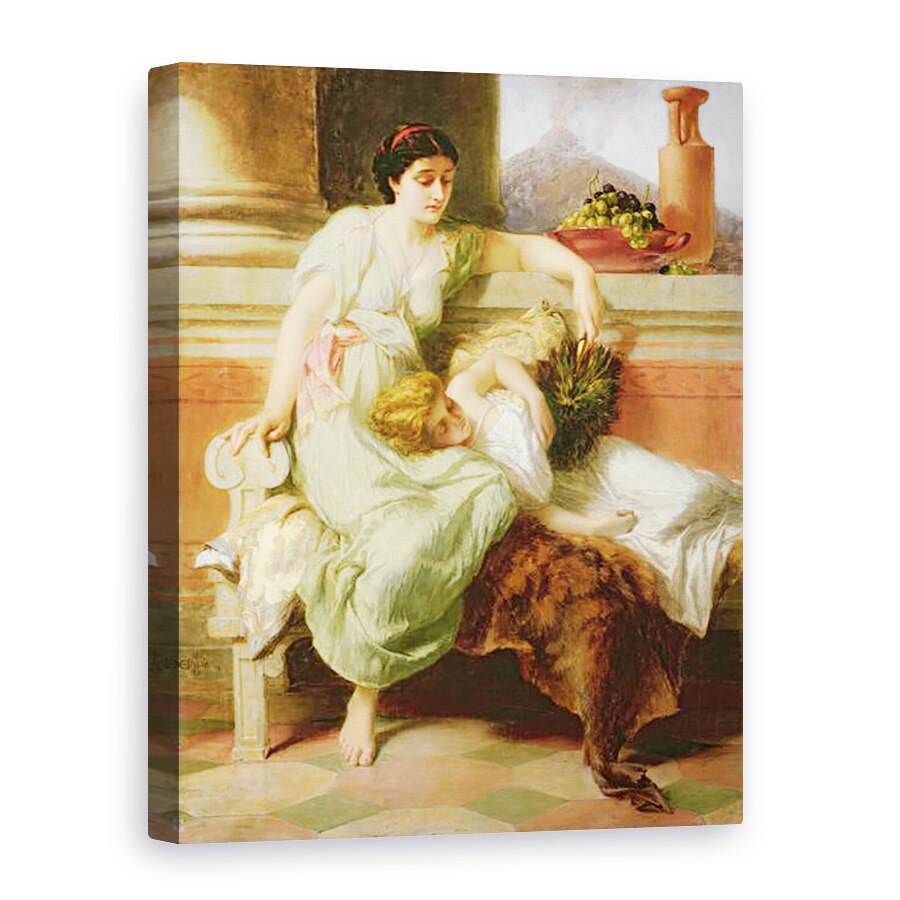 Tablou canvas - Alfred W. Elmore - Pompei, A.D. 79, 75 x 100 cm