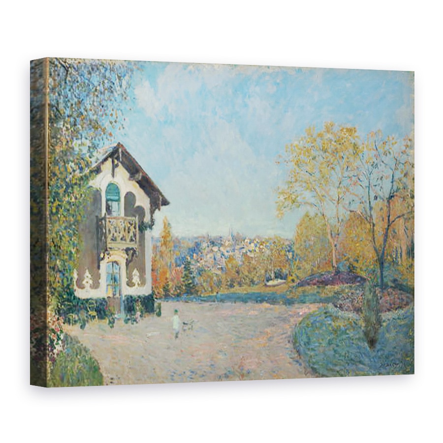 Tablou canvas - Alfred Sisley - Vedere de Marly-le-Roi de la Coeur-Volant, 75 x 100 cm