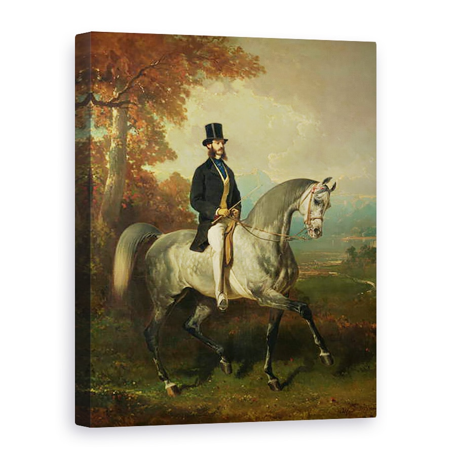 Tablou canvas - Alfred Dedreux - Contele Alfred de Montgomery 1810-91 1850-60, 75 x 100 cm