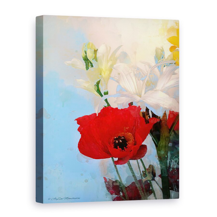 Tablou canvas - AlyZen Moonshadow - Mac pe albastru, 2014, 75 x 100 cm