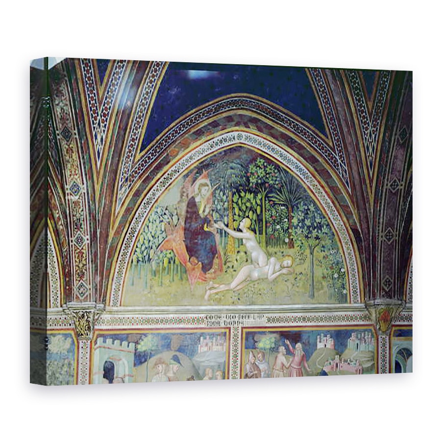 Tablou canvas - also Manfredi de Battilori Bartolo di Fredi - Crearea Evei, 75 x 100 cm
