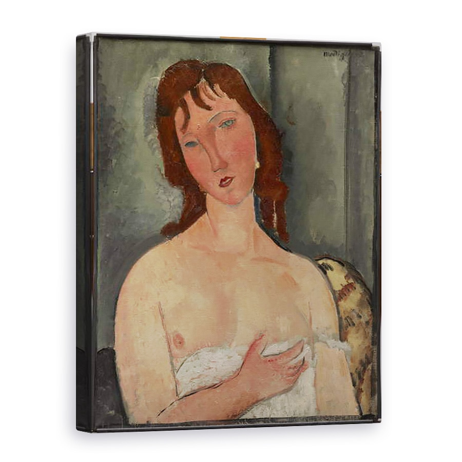 Tablou canvas - Amedeo Modigliani - Portretul unei tinere Femei, 75 x 100 cm
