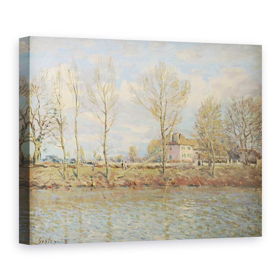 Tablou canvas - Alfred Sisley - LIle de la Grande Jatte, Neuilly-sur-Seine, 75 x 100 cm