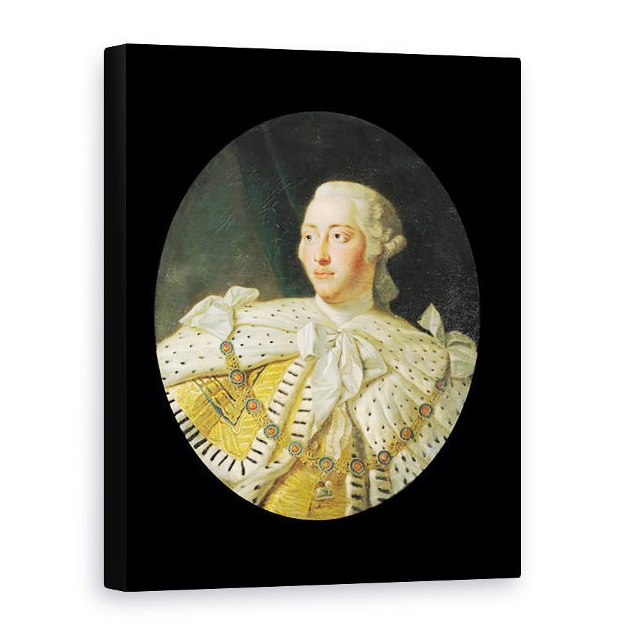 Tablou canvas - Allan Ramsay - Portret De Regele George III, 75 x 100 cm
