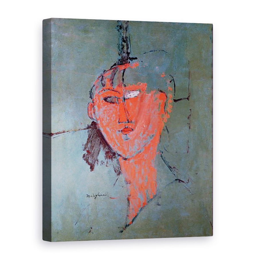 Tablou canvas - Amedeo Modigliani - Capul Rosu, 75 x 100 cm