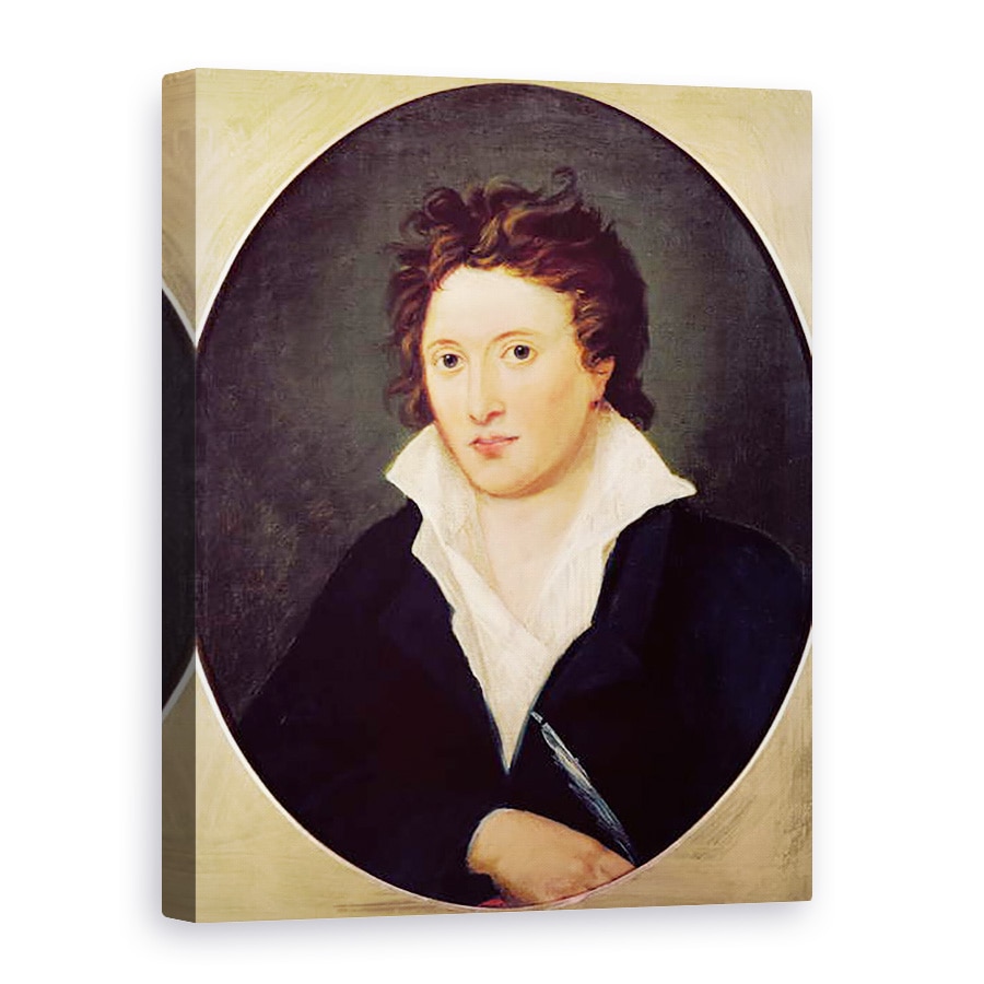Tablou canvas - Amelia Curran - Portret De Percy Bysshe Shelley, 75 x 100 cm