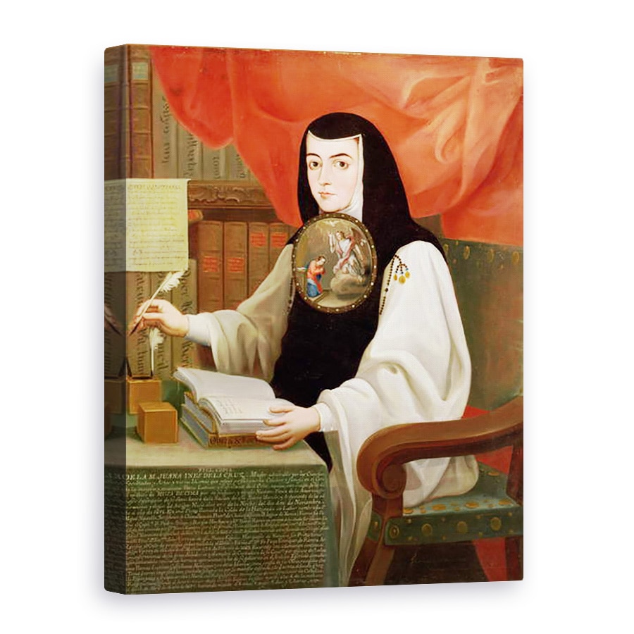 Tablou canvas - Andres de Islas - Sister Juana Ines de la Cruz 1648-95, 75 x 100 cm
