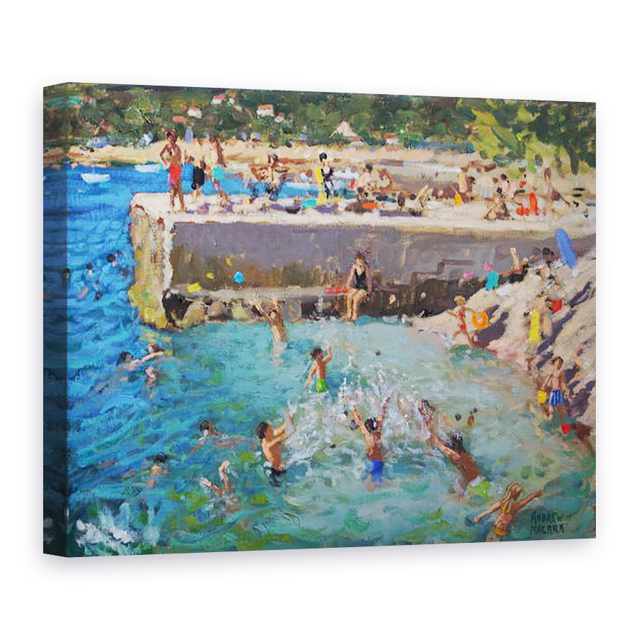 Tablou canvas - Andrew Macara - Distractie in mare, Rovinj, Croatia, 75 x 100 cm
